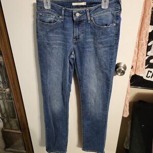 WOMANS LEVIS 712 SLIM JEANS SZ 29